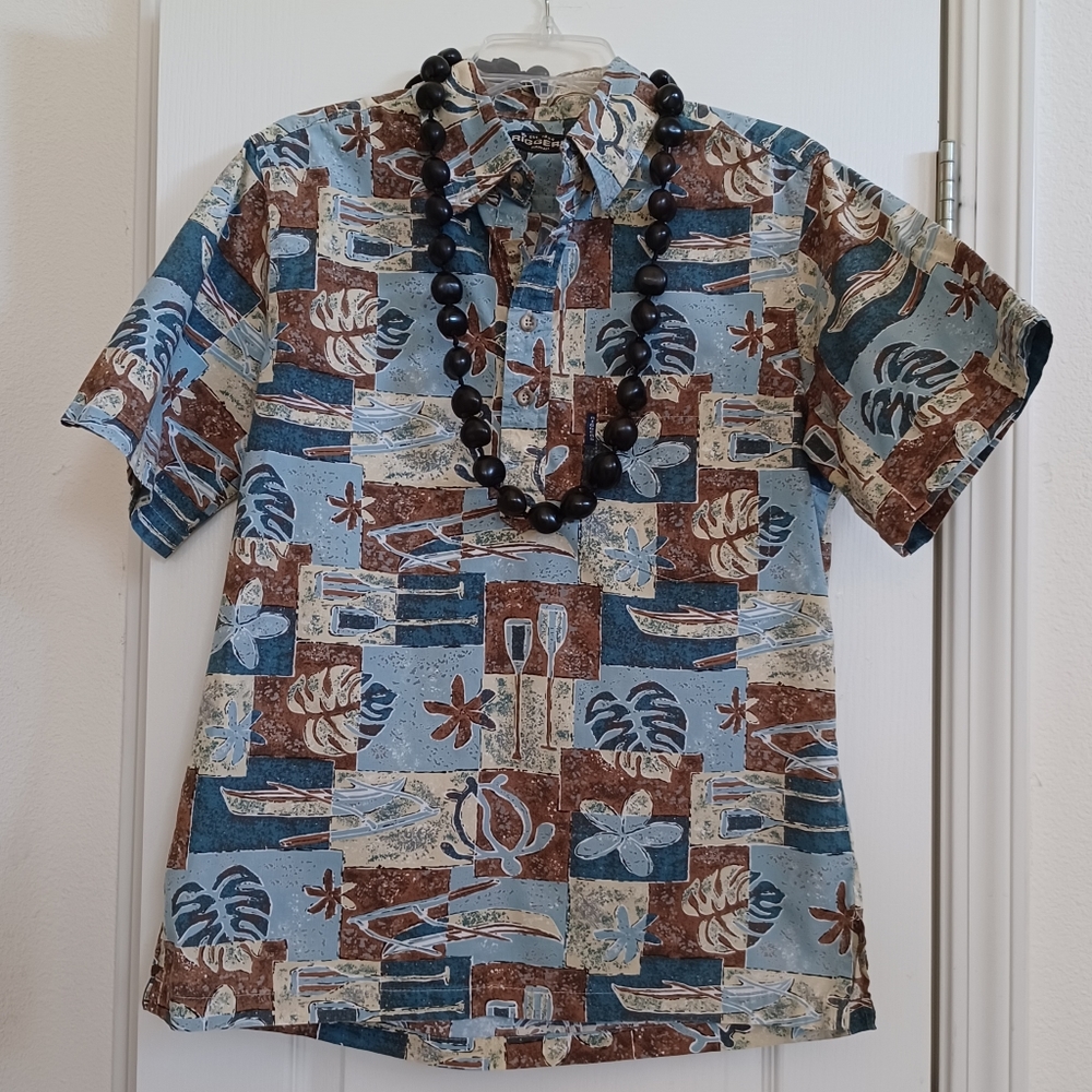 Tunic Style Vintage Hawaiian Shirt!